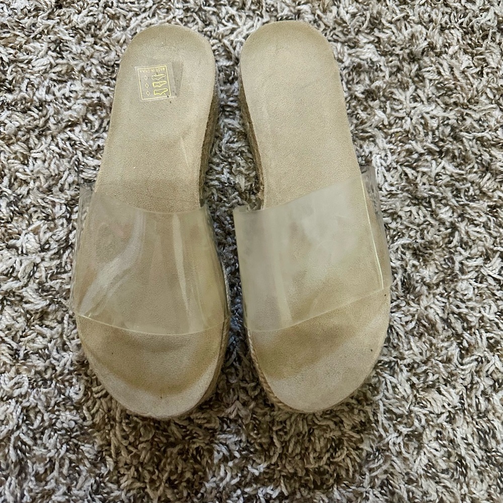 Clear Strap Sandals